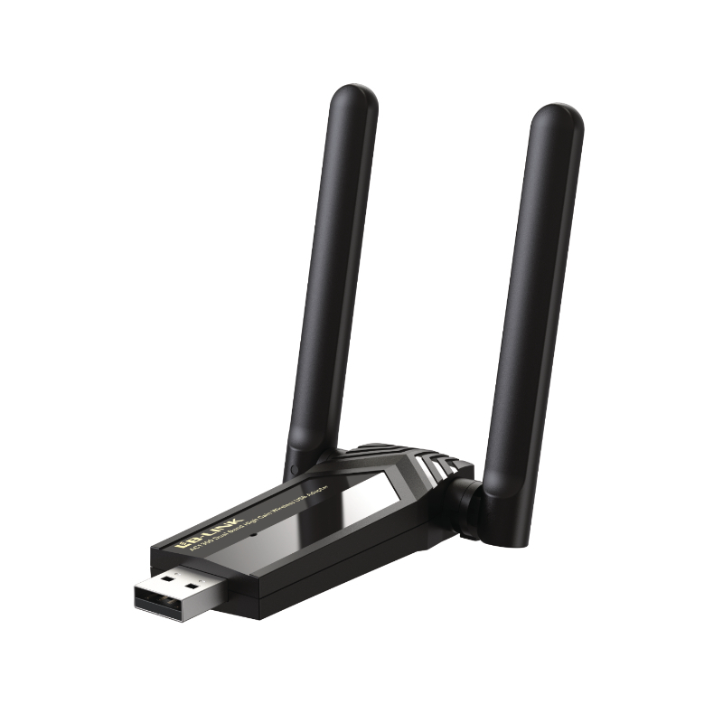 WDN1300H AC1300 Hoge versterking Wireless Dual Band USB -adapter