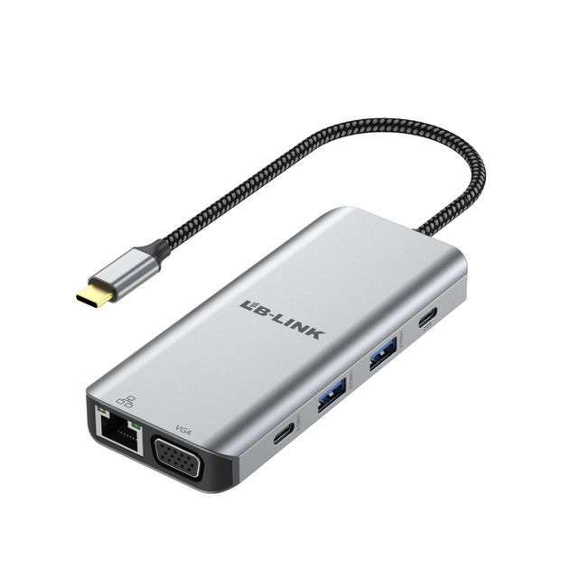 CH1030PG USB ዓይነት - C 10 በ 1 Hub ውስጥ