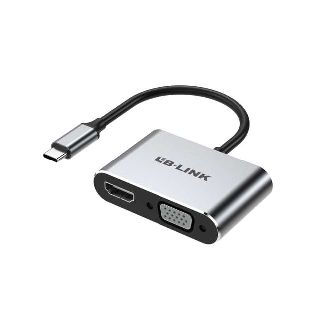 C410P USB ዓይነት - C 4 በ 1 Hub